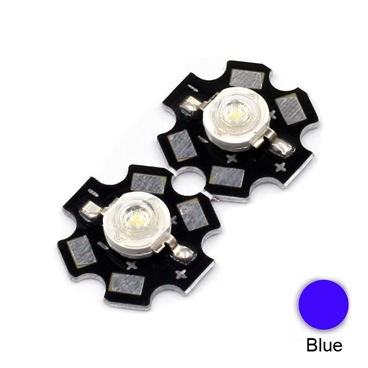 3W Blue High Power LED with 2.0mm thinkness heatsink