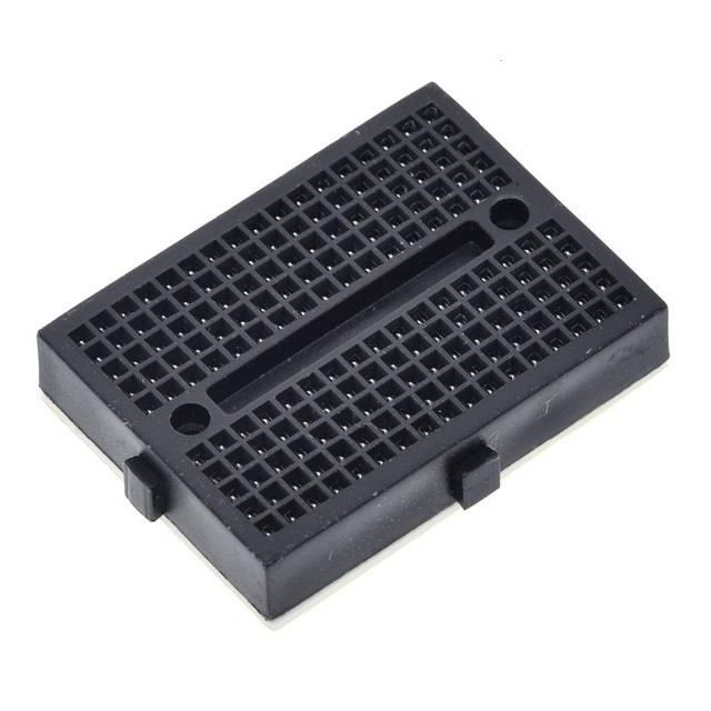 170 Points Mini Black Breadboard