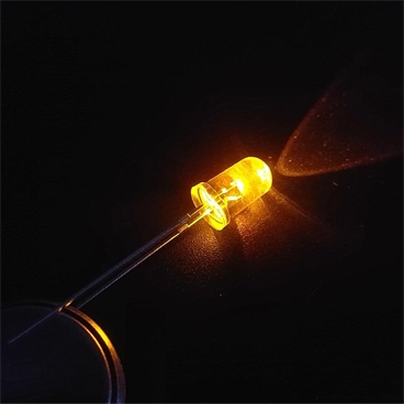 5mm Yellow Candle Flickering LED