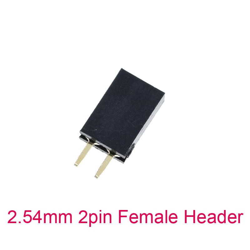 1X2Pin 2.54mm Female Pin Header [10pcs Pack]