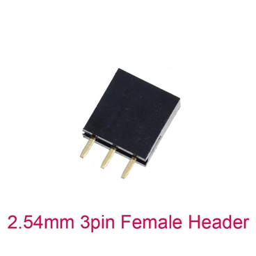1X3Pin 2.54mm Female Pin Header [10pcs Pack]