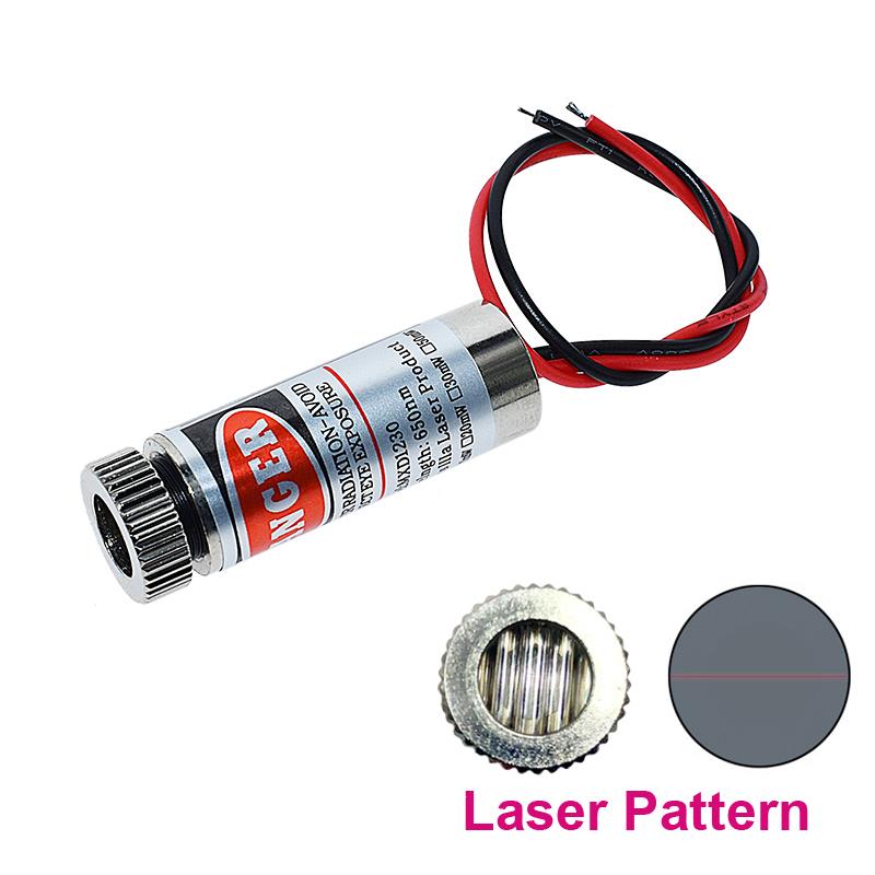 5V Focus Adjustable Red Laser Module 650nm Laser Head