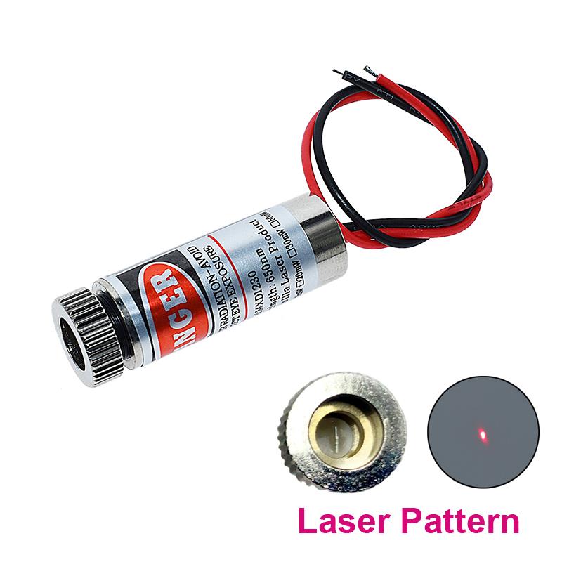 5V Focus Adjustable Red Laser Module 650nm Laser Head