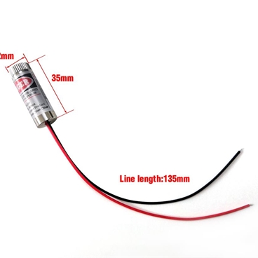 5V Focus Adjustable Red Laser Module 650nm Laser Head