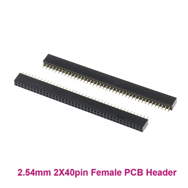 2X40pin 2.54mm Straight Pin Female Header