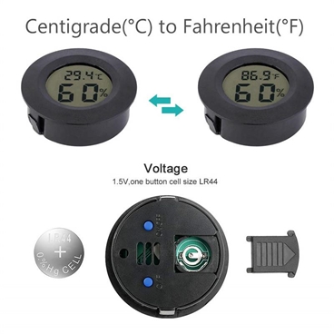 LCD Thermometer Hygrometer Practical Digital Thermometer