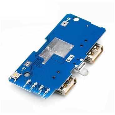 18650 Dual Micro USB 3.7V to 5V 2A Booster Module