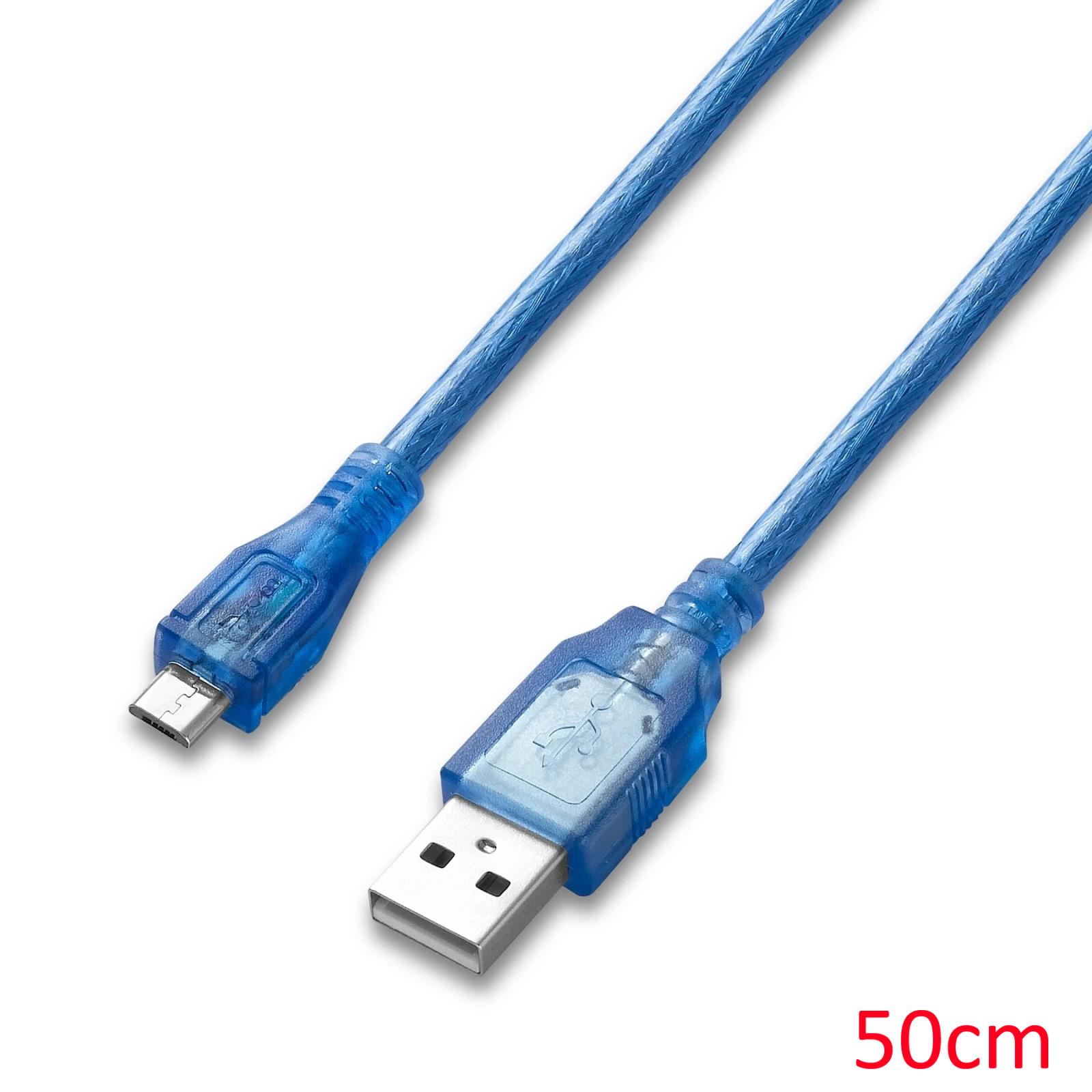 50cm USB Type A to Micro 5P Data Cable