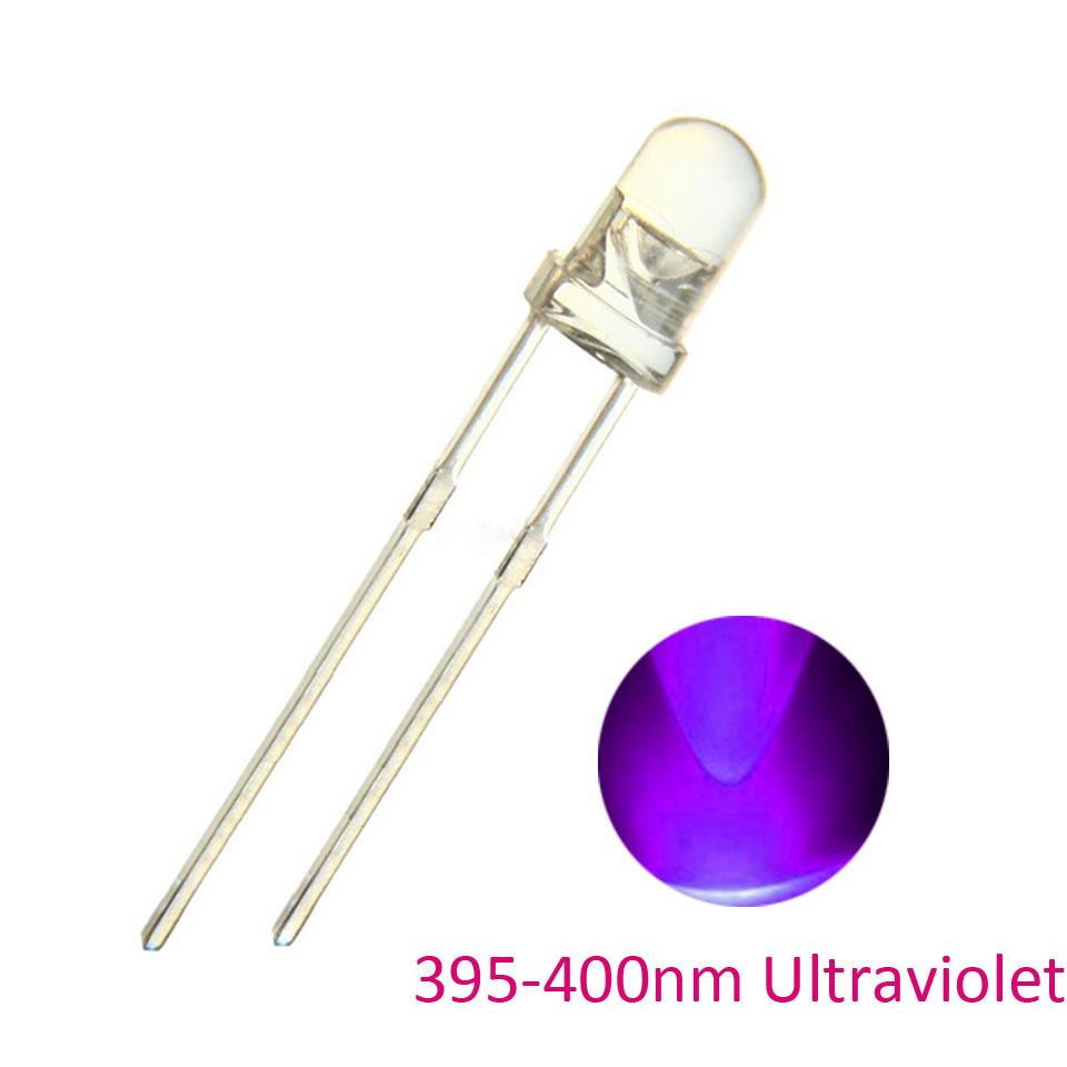 5mm Ultraviolet 395nm UV LED Diode
