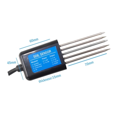 RS485 Modbus Soil Sensor - (NPKPHCTH-S)