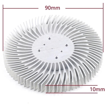 90x10mm Heatsink for 10W LED Lamp