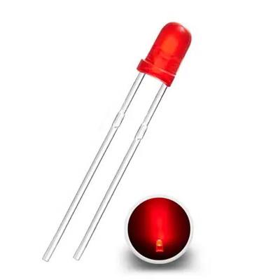 3mm LED Diode Red Diffused Light