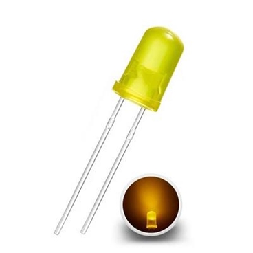 5mm Yellow Diffuse LED Lamp