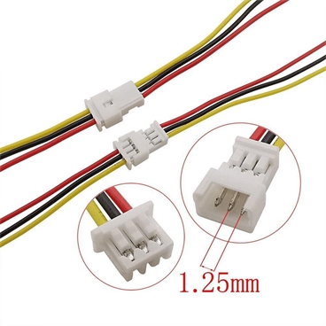 Micro JST GH 1.25mm 3pin Male Female Plug Connector cable